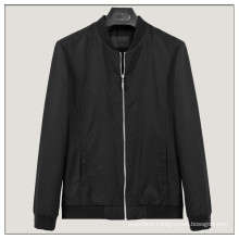 Custom spring black bomber jacket for men